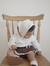 Check lace bloomer