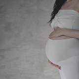 ［peekaboo］Maternity stretch pants (short)