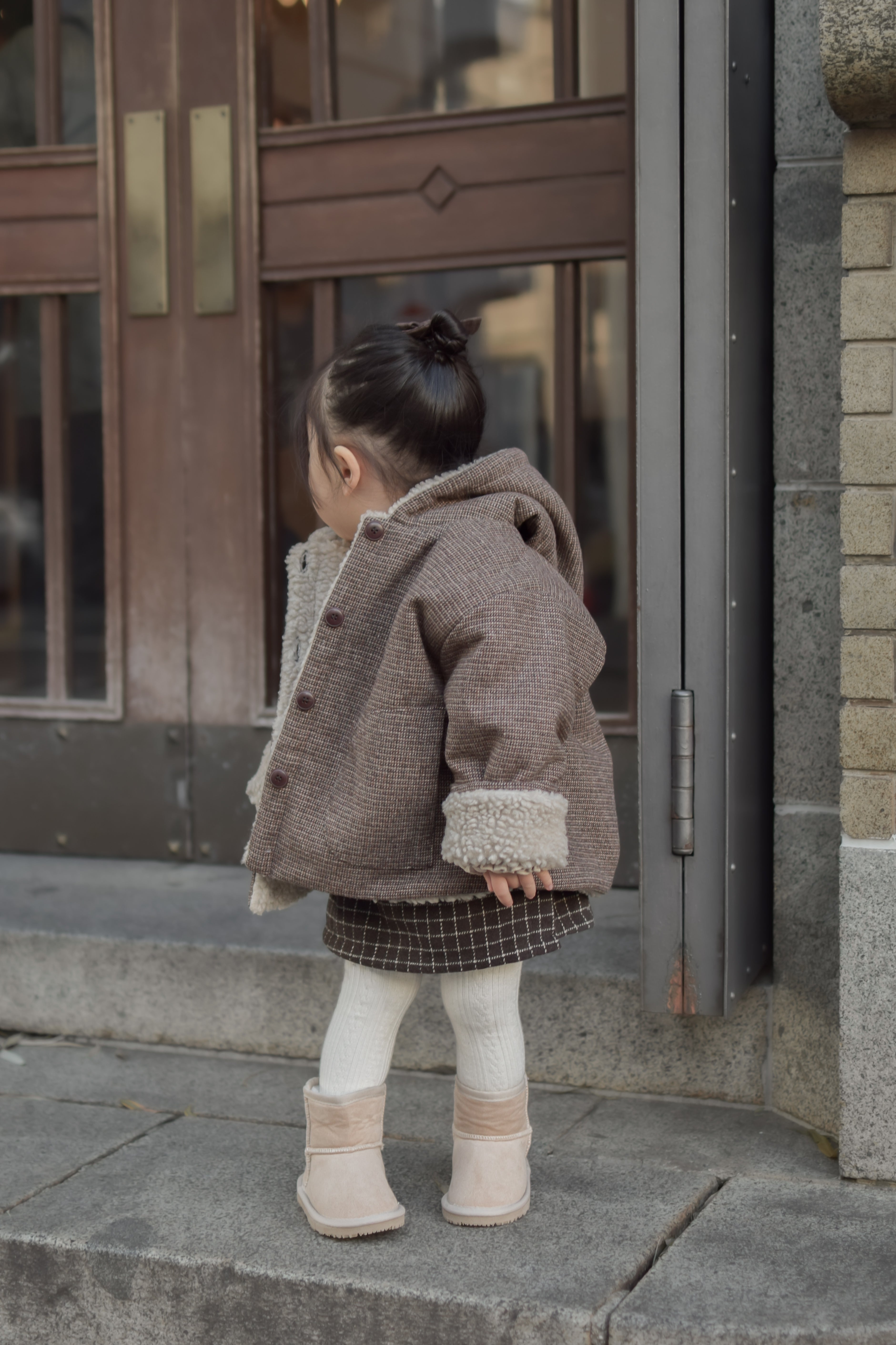 *Noeul.made* Brownie hood jumper