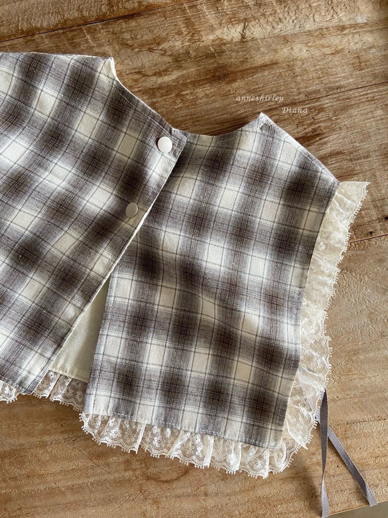 ［Anne shirley］Ange lace bustier (check)