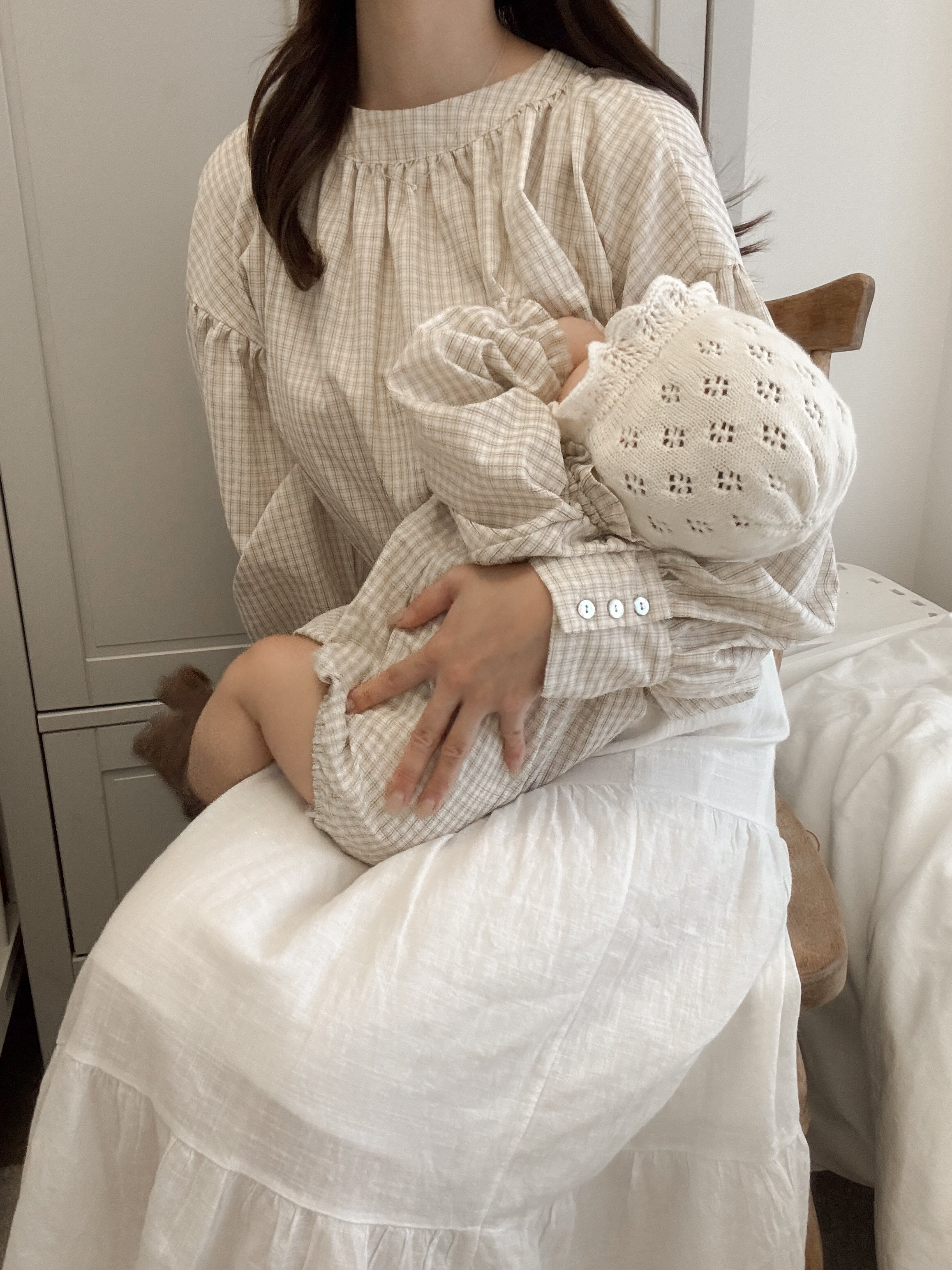 *Noeul.made* Mont Blanc blouse (mom)