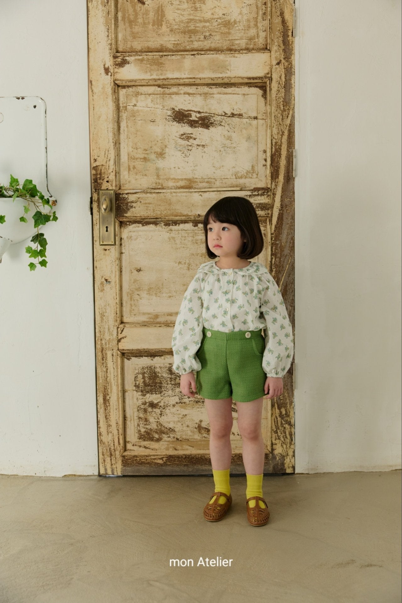 ［mon Atelier］Vivid short pants