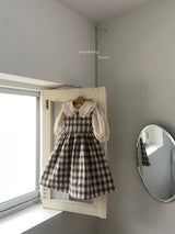 ［Anne shirley］Jaine one-piece (check)