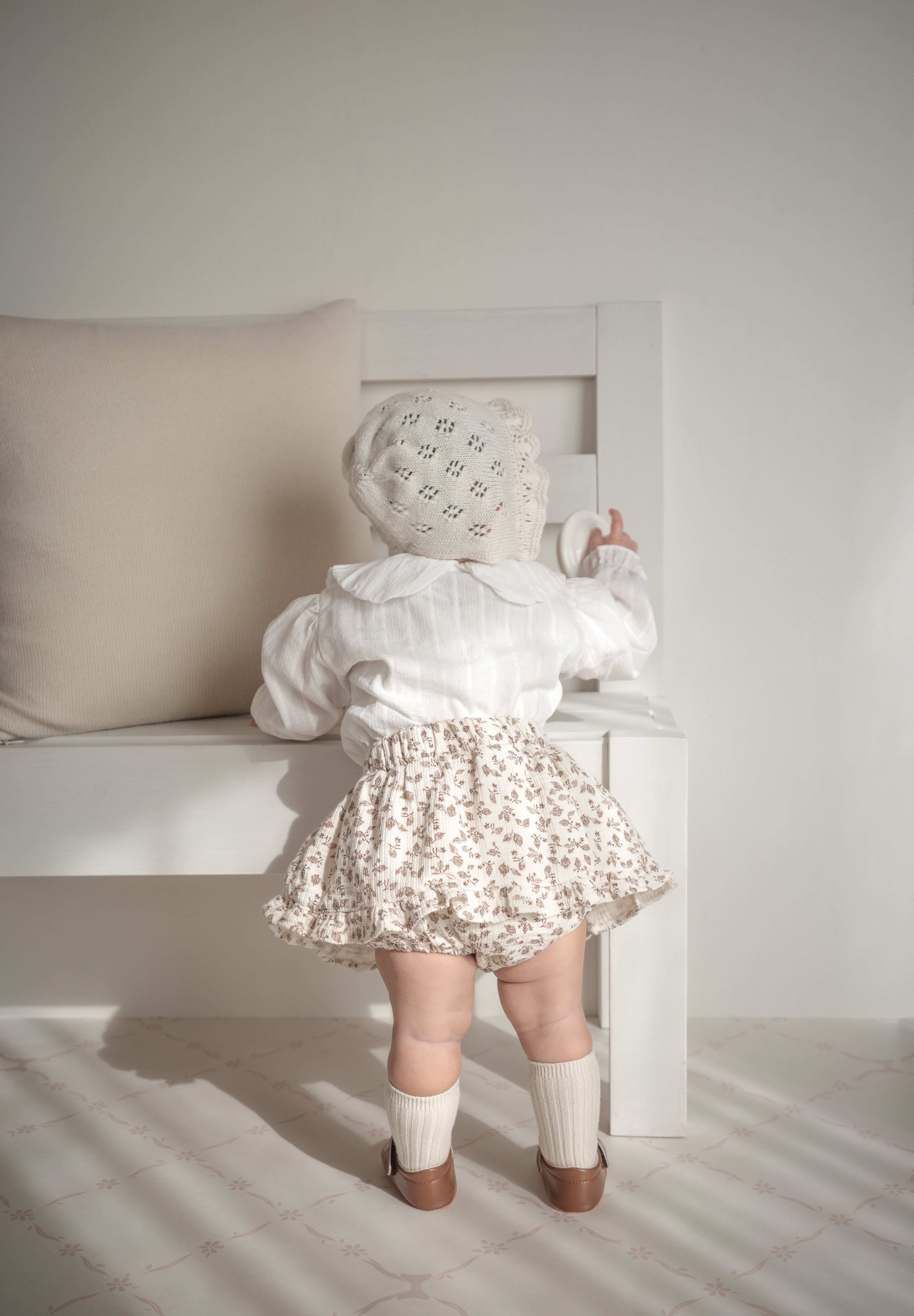 Leaf frill cancan skirt