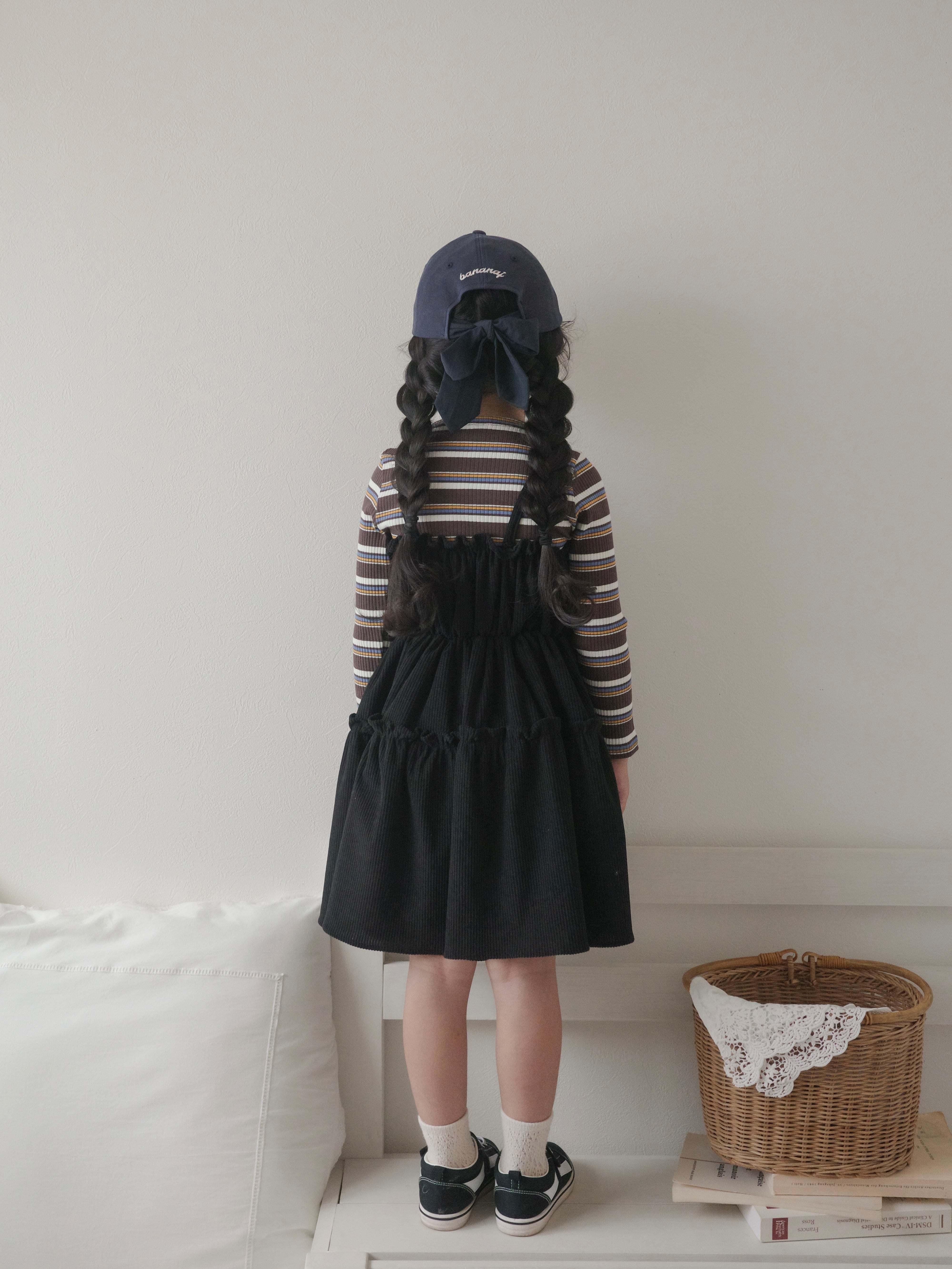 Shirring flare one-piece