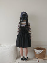 Shirring flare one-piece