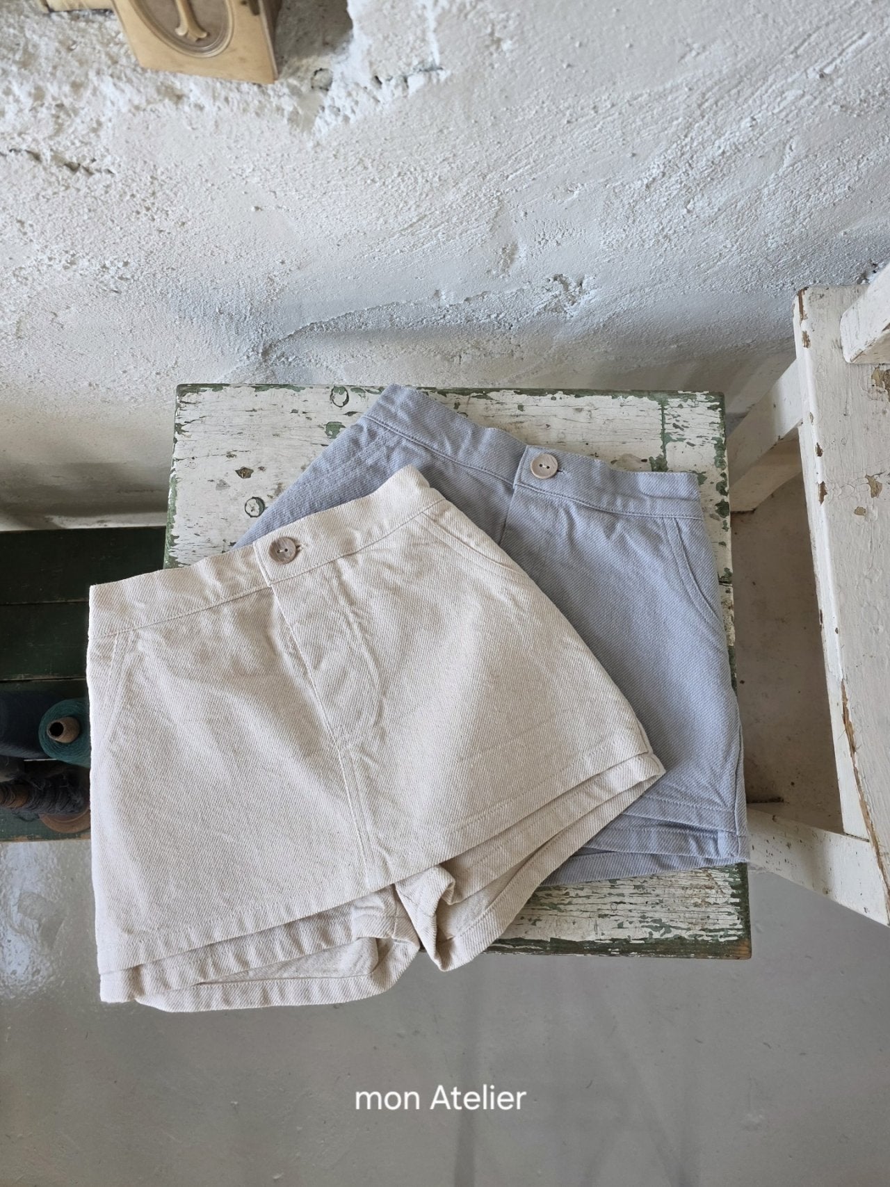 ［mon Atelier］Mini wrap pants