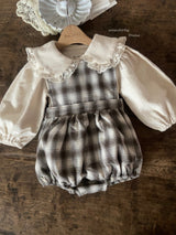 ［Anne shirley］Jaine rompers (check)