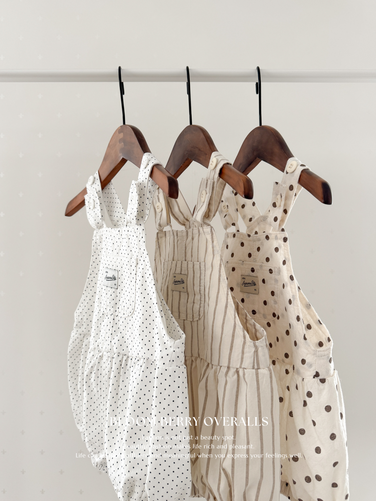 Bloom berry overalls