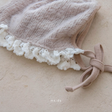 ［mkids］Soft frill bonnet