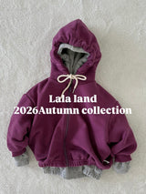［Lala land］Beans hood zip up