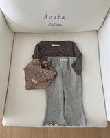 ［Aosta］Boat Neck Tee