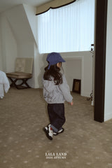 ［Lala land］Roll up denim pants