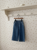 Laura lace denim pants