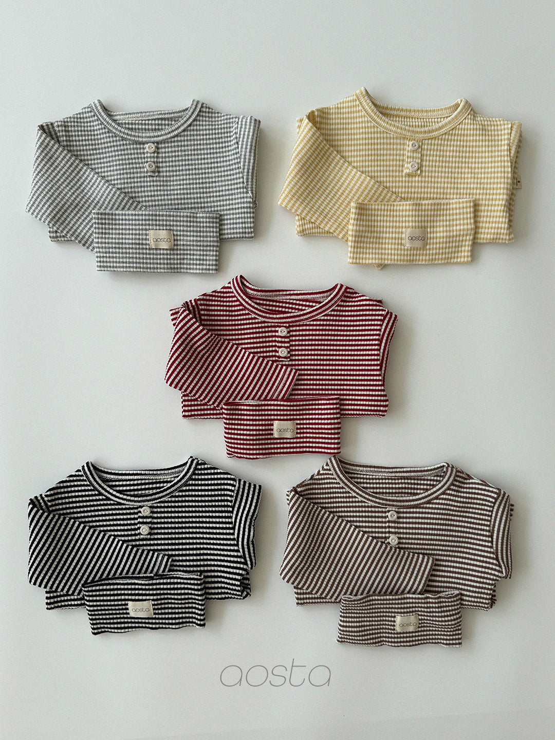 ［Aosta］Cookie Stripe Headband