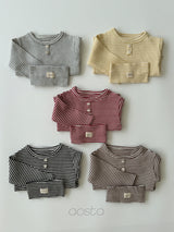 ［Aosta］Cookie Stripe Headband