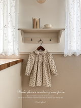Baba flower corduroy one-piece