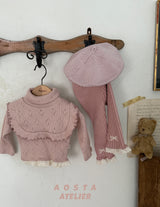 ［Aosta］Le ette frill turtleneck