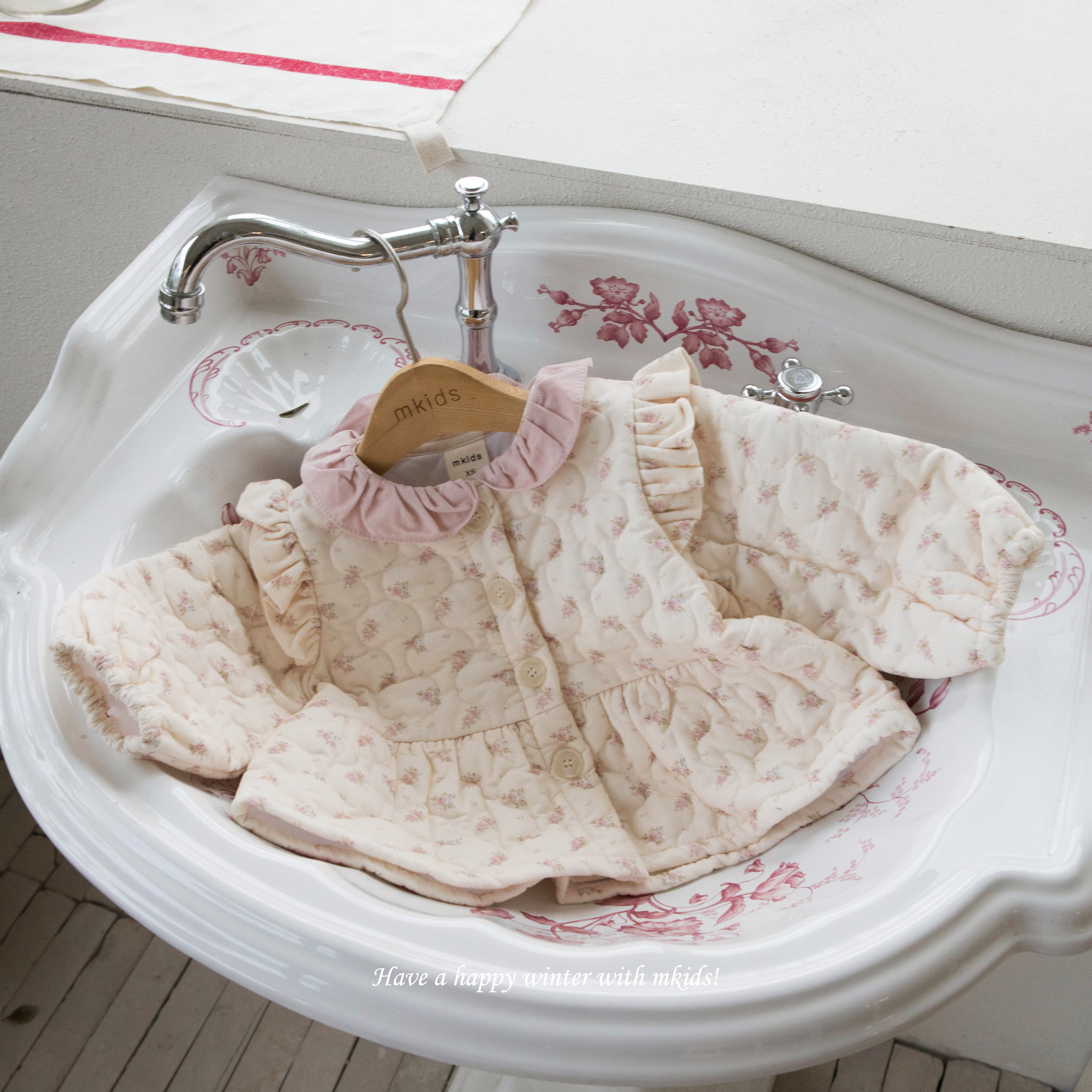 ［mkids］Love you quilting jacket