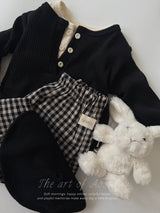 ［Aosta］Caramel Check Pants