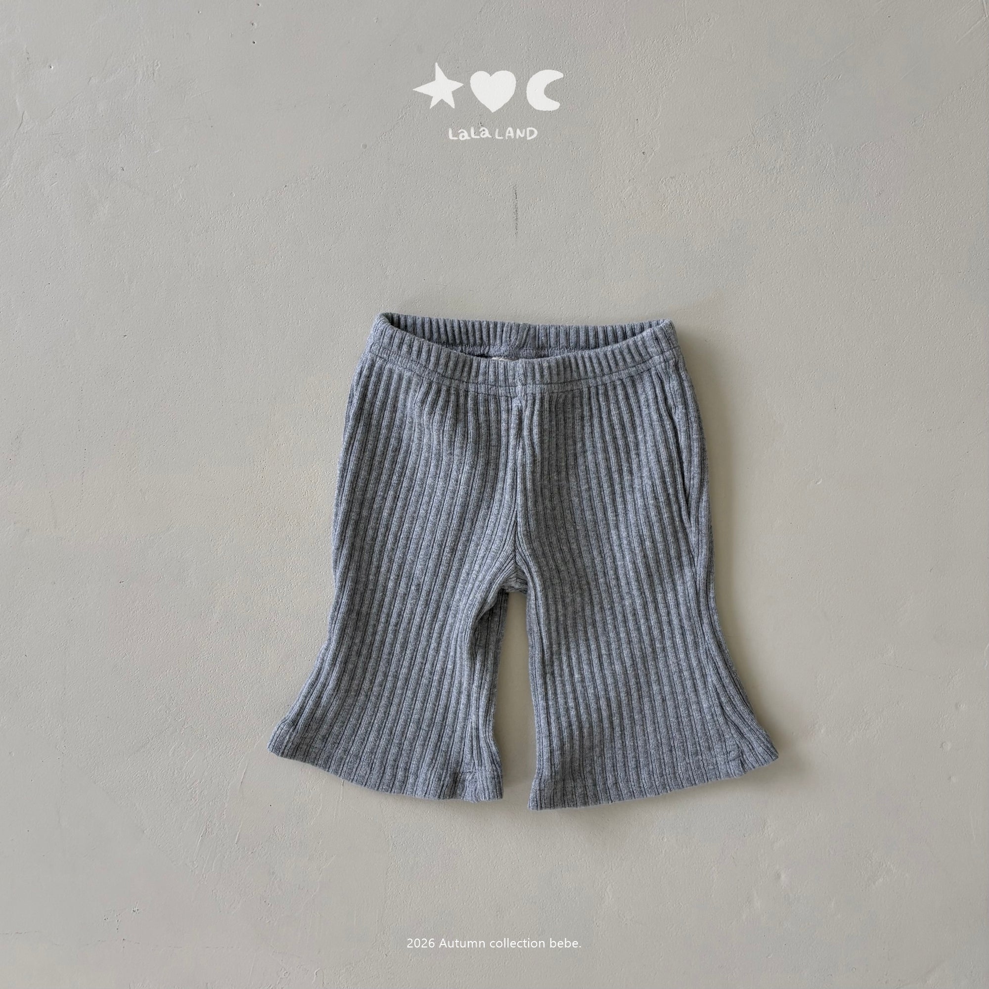 ［Lala land］Tulip rib pants
