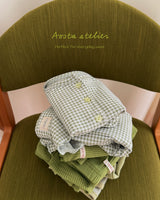 ［Aosta］Kiki Check Cardigan