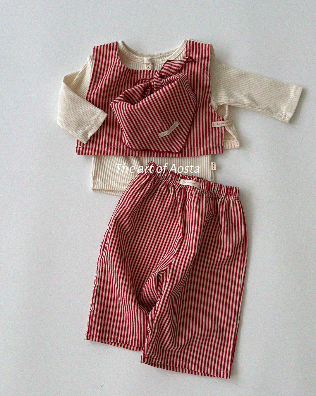 ［Aosta］Louis Stripe Vest