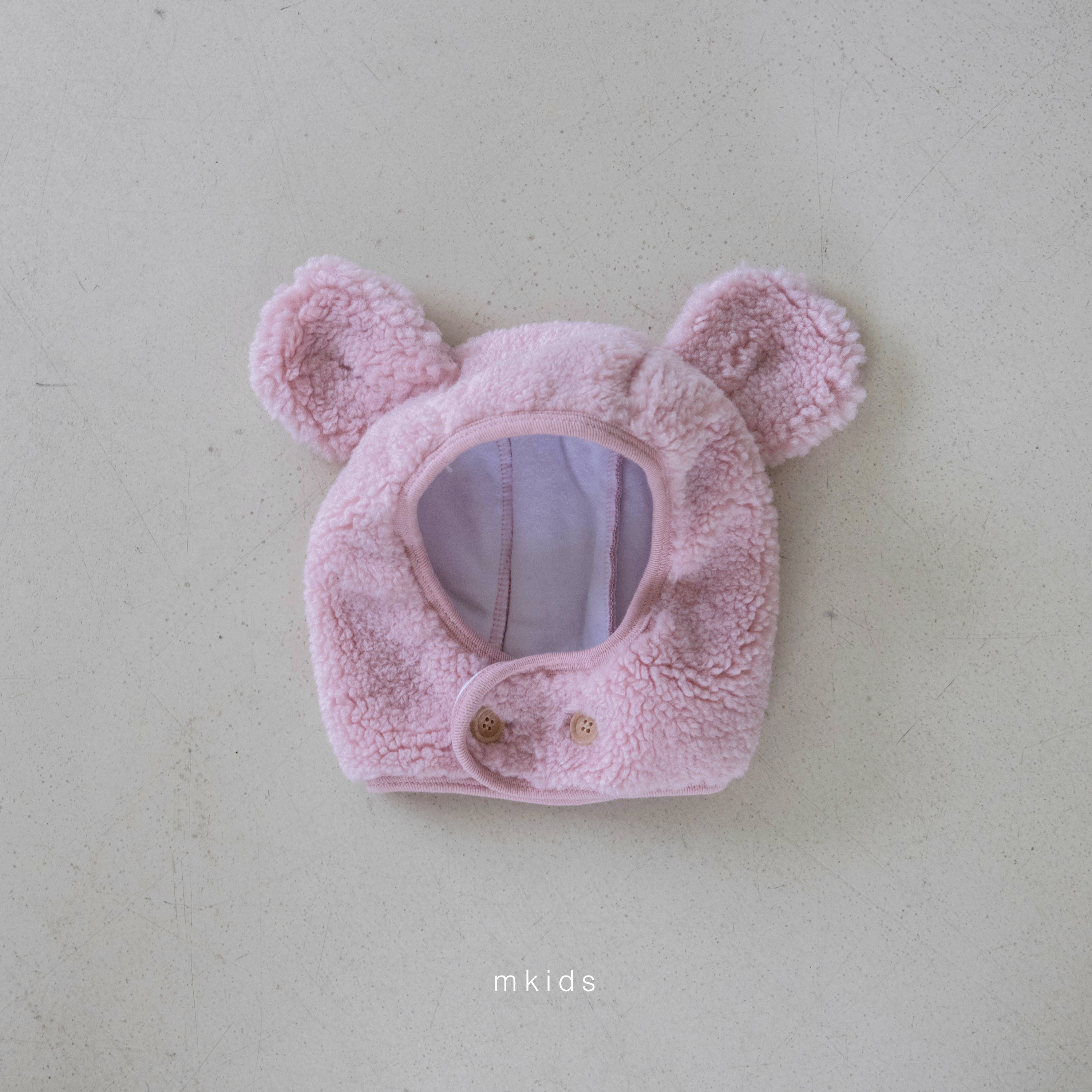 ［mkids］Bear boa hat