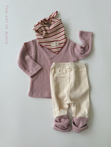 ［Aosta］Crayon Stripe Scarf