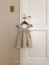 Garden frill ribbon one-piece