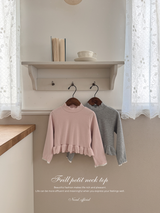 Frill petit neck tops
