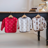 ［mkids］Ribbon knit tops