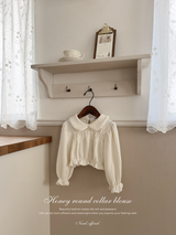 Honey round collar blouse
