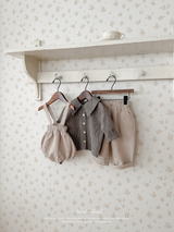 Stripe collar blouse (kids)