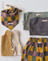 ［Aosta］Patchwork Pants