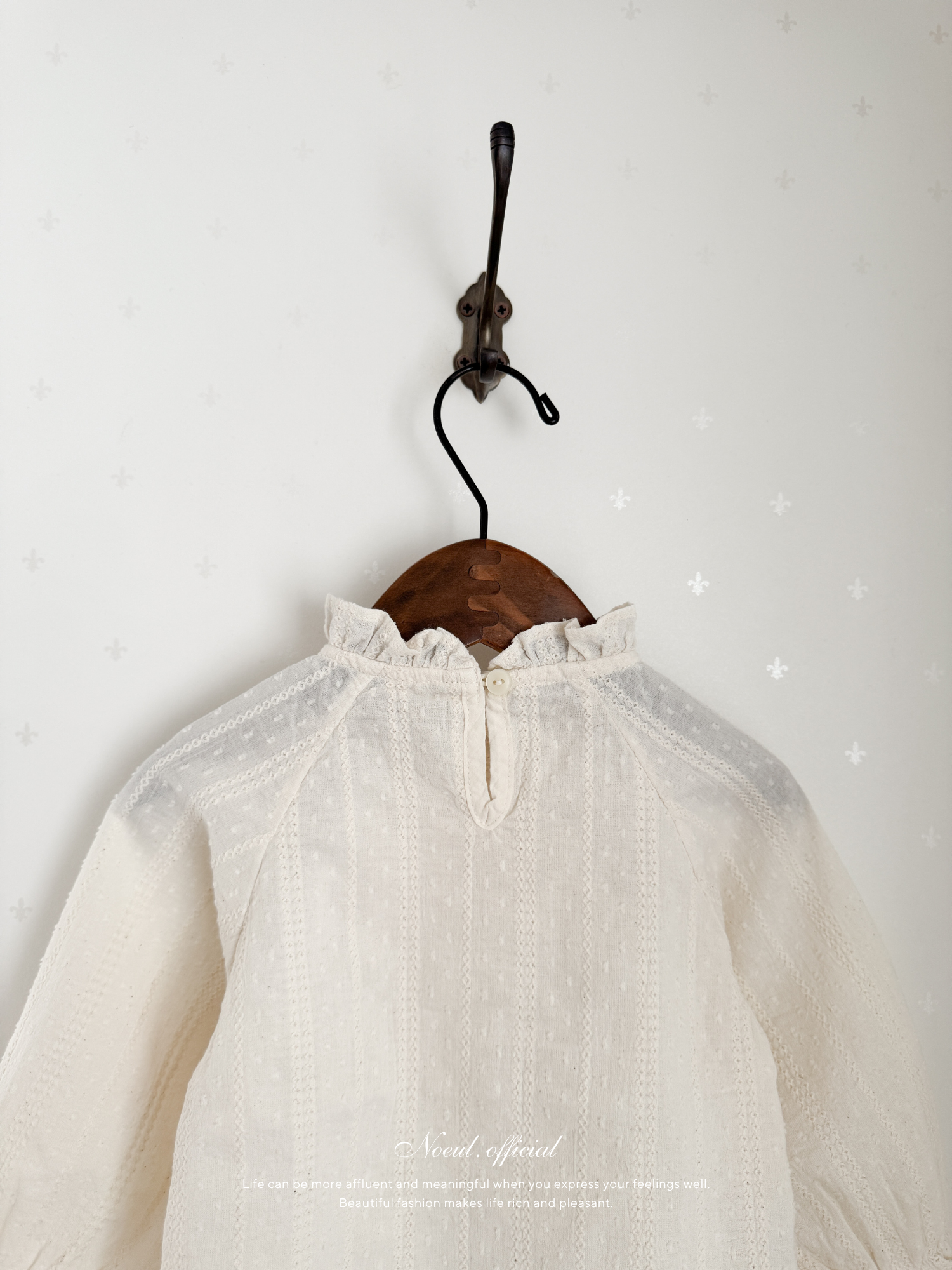 Flora tuck blouse