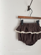 Check lace bloomer