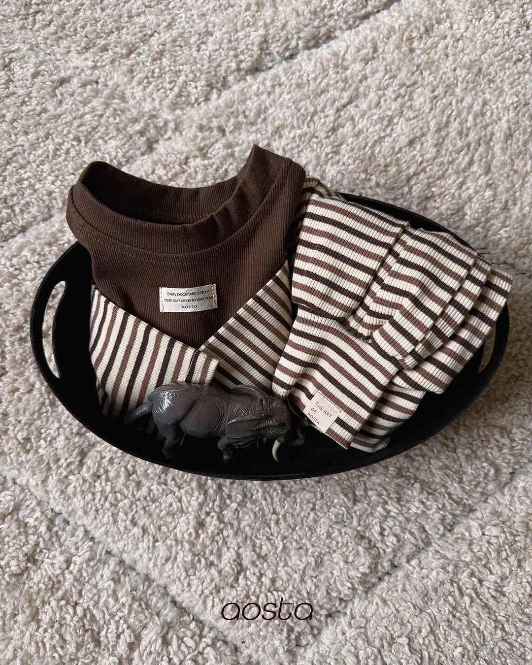 ［Aosta］Crayon Layered Tee