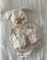 ［Aosta］Fur rabbit hat