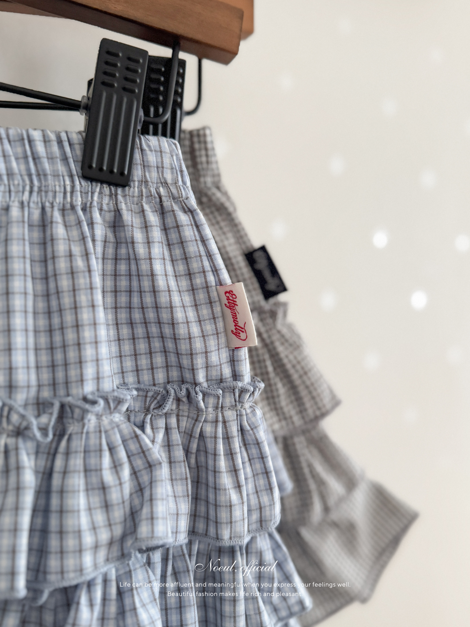 Lulu check cancan pants