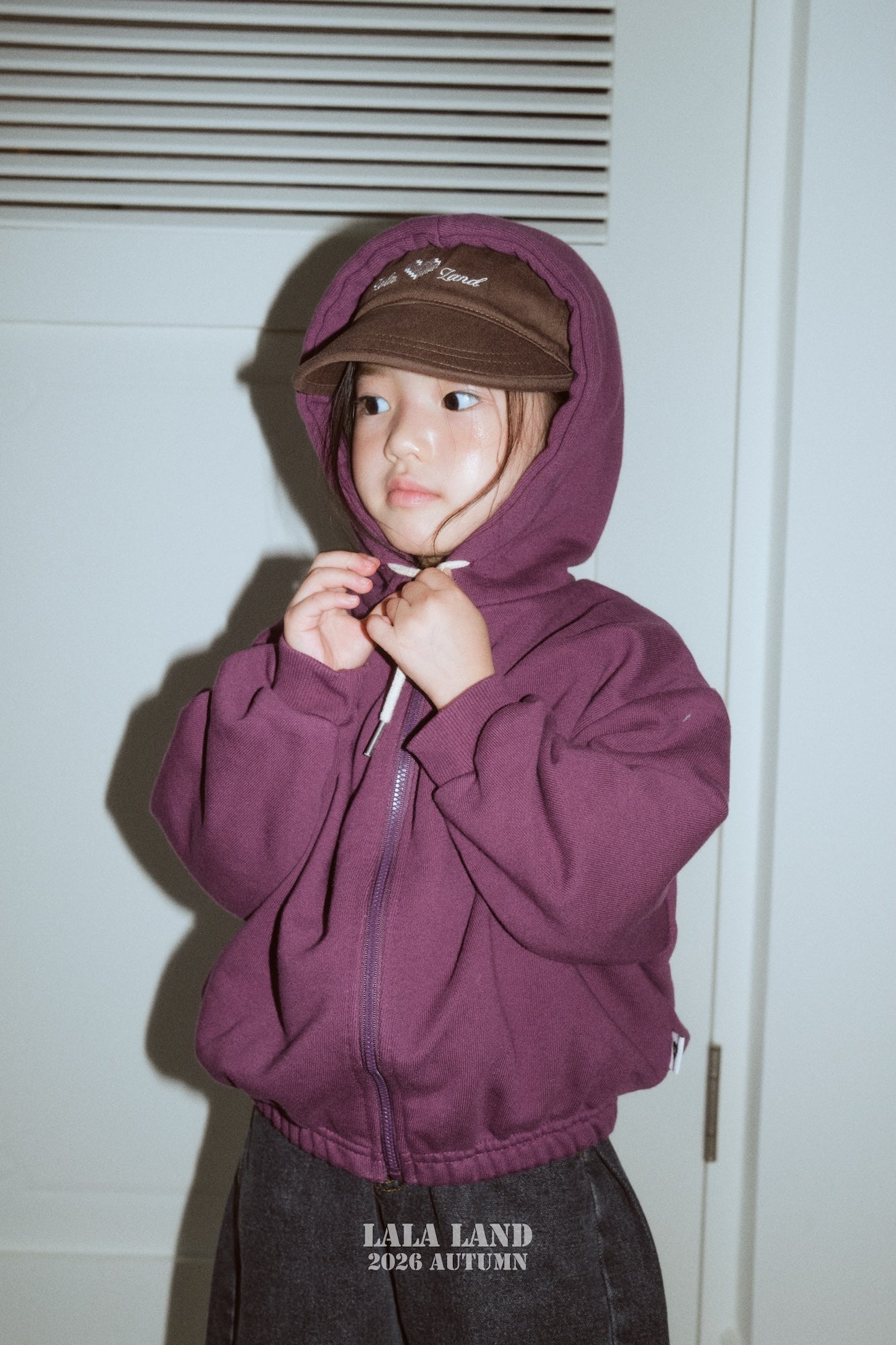 ［Lala land］Beans hood zip up