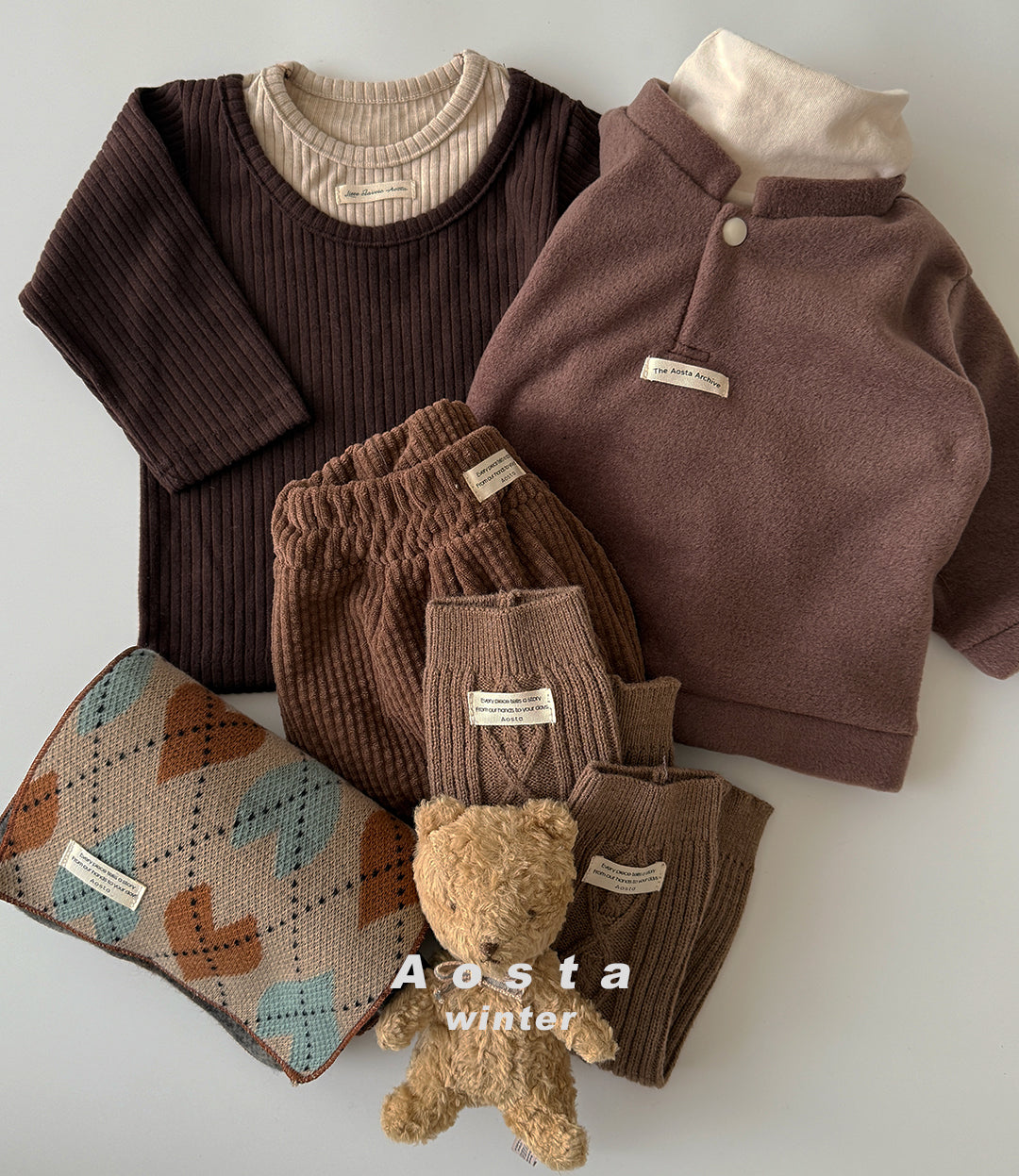 ［Aosta］Layered tee