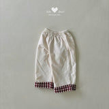 ［Lala land］Check roll up pants