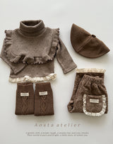 ［Aosta］Le ette frill turtleneck