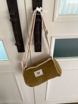 ［Lala land］One tone corduroy cross bag