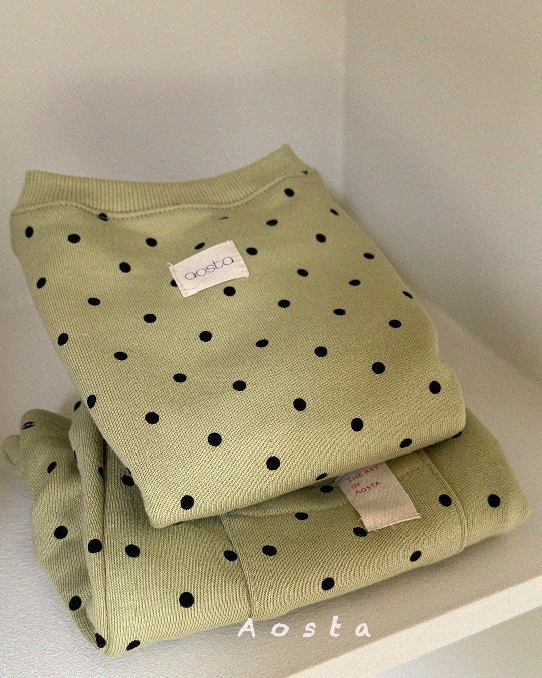 ［Aosta］Dot Tongtong Pants