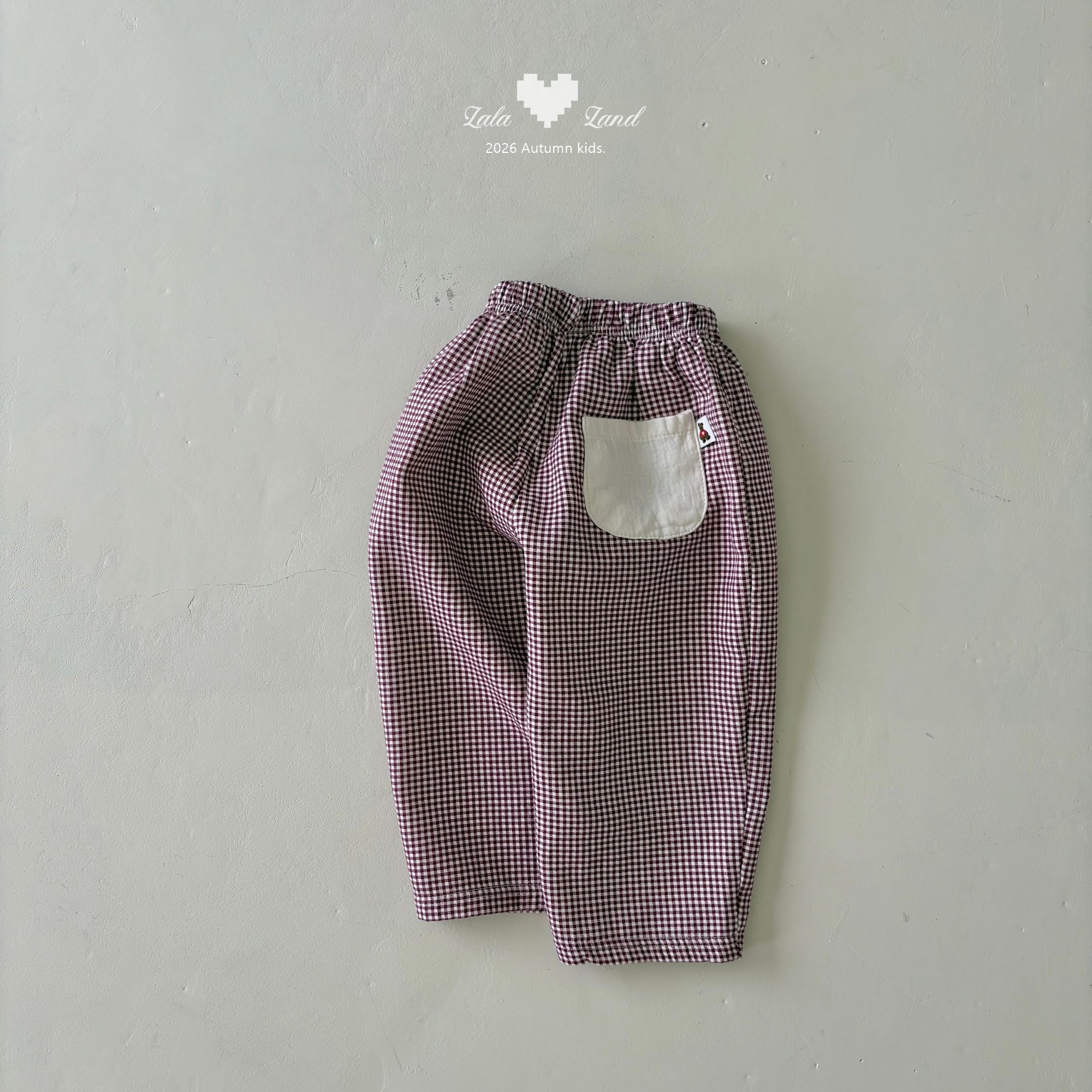 ［Lala land］Lits check pants
