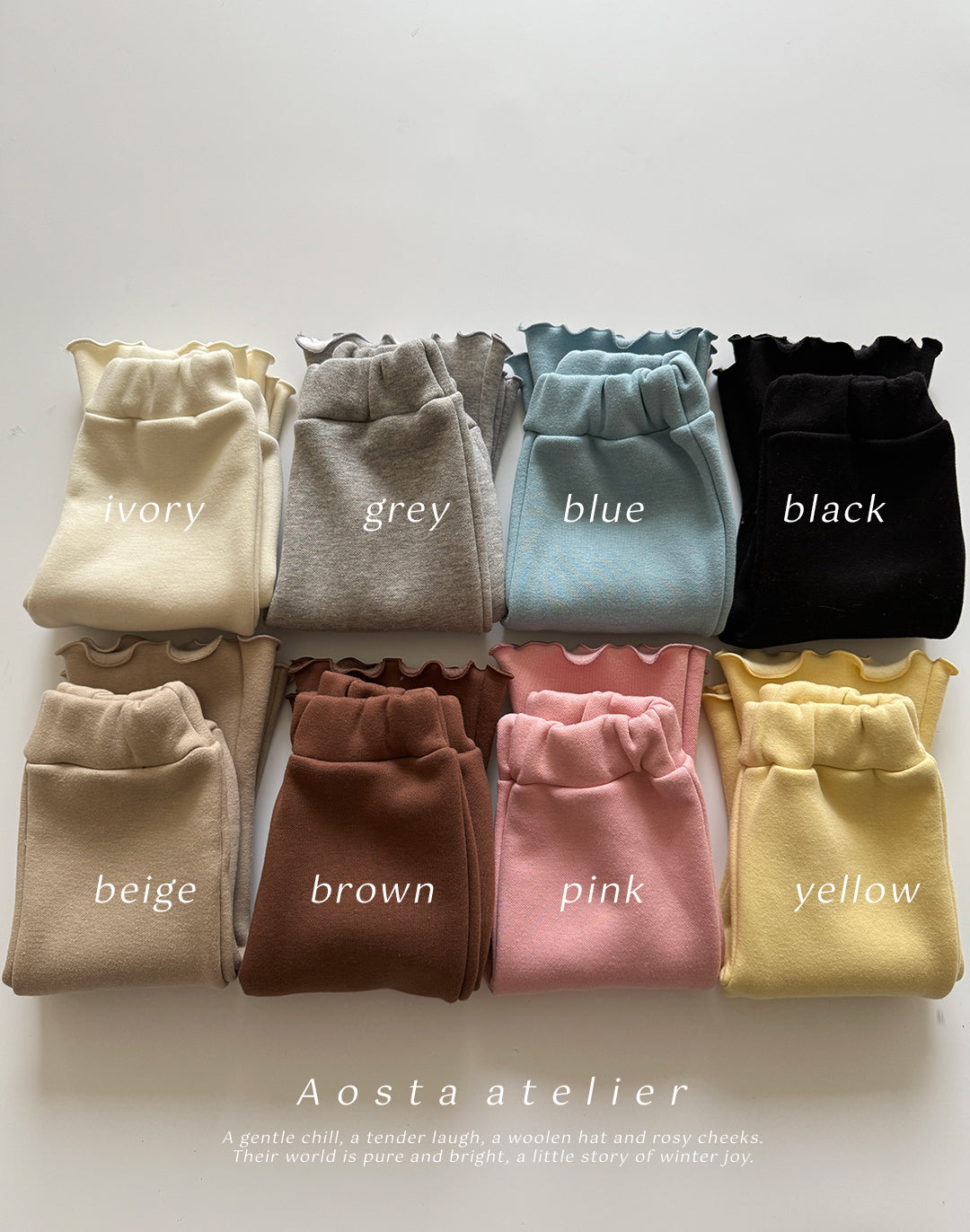 ［Aosta］Jelly pants