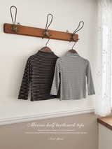 Merino half turtleneck tops