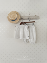 Dot crinkle jogger pants